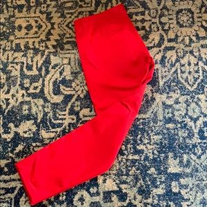Red Sloan ankle pants